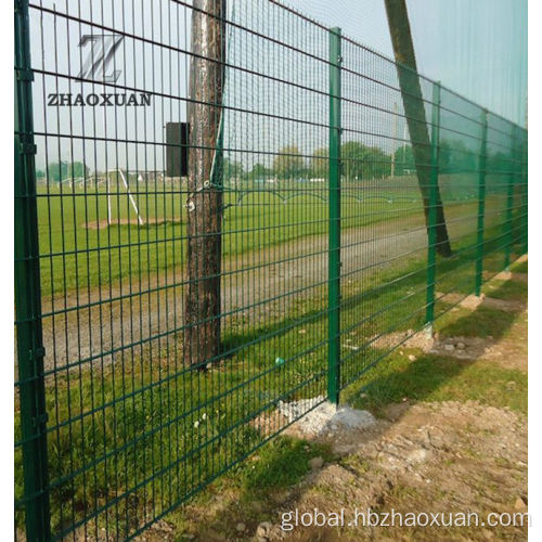 Wire Mesh Fencing High Security 6/5/6 Double Wire Fence Factory